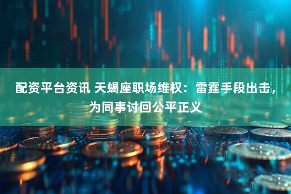 配资平台资讯 天蝎座职场维权：雷霆手段出击，为同事讨回公平正义