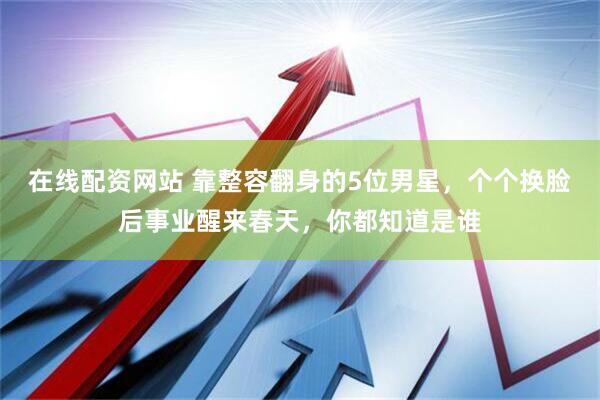 在线配资网站 靠整容翻身的5位男星，个个换脸后事业醒来春天，你都知道是谁